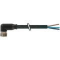 Murr Elektronik M8 female 90° with cable, PVC 3x0.25 bk UL/CSA 5m 7000-08081-6100500